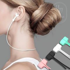 イヤホン 落下防止 ネックストラップ 磁石 くっつく マグネット シリコン 洗える AirPods 落下防止 紛失防止 軽量 エアポッズ イヤフォン