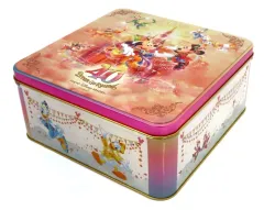 【中古】小物入れ・マルチケース・缶ケース 集合 缶ケース(おせんべい) 「東京ディズニーリゾート40周年 “ドリームゴーラウンド”」 東京ディズニーリゾート限定