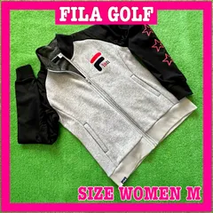 FILA GOLF フィラゴルフ フルジップ 裏起毛 ラグラン袖 ゴルフジャケット M