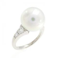 PT950 白蝶パール リング 11.2mm - メルカリ 