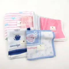 クレージュ ハンカチ・ハンドタオル 6点セット 未使用 ハート柄など ブランド まとめて 大量 レディース courreges