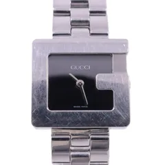 GUCCI Timeless シルバー 腕時計　黒文字盤レディース3600L 2025年最新】GUCCI 3600Lの人気アイテム - メルカリ