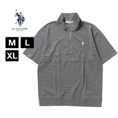 新品 未使用 U.S. POLO ASSN. / ユーエスポロアッスン 別注 コラボ オーバーサイズ ハーフジップ 半袖 Tシャツ 【215040】PLM31217 18