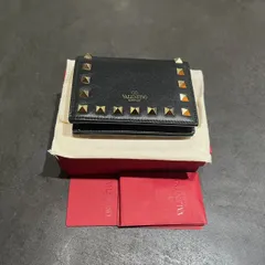 定価52800円 新品 VALENTINO GARAVANI ロックスタッズ 折り畳み 財布 ウォレット ヴァレンティノ SW2P0P39VSH 66475A1のサムネイル