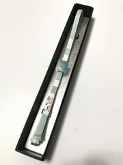 新品 帯締め 正絹/樹脂 帯留め 付き 三分紐 