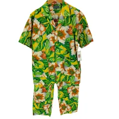 ケンゾー KENZO 80-90S アロハ 開襟 シャツ セットアップ メンズ  Ｍのサムネイル