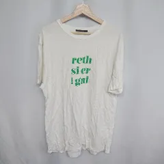 ◇ ⊂ Kastane カスタネ ロゴプリント 半袖 Ｔシャツ サイズＸＬ アイボリー グリーン レディース E  【1409240059400】