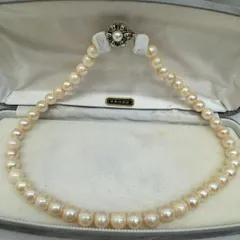 K【大粒】真珠 ネックレス 8mm パール シルバー金具 冠婚葬祭 結婚式 お葬式