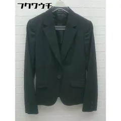 ◇ ◎ COMME CA DU MODE コムサデモード 1B シングル 長袖 テーラード ジャケット サイズ7 ブラック レディース 【中古】 【1002802138751】