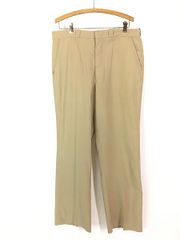 古着 80s カナダ軍 ARMY 「MAN'S TROUSERS C.F」 ライト ウール サマー サービス ドレス トラウザーズ パンツ W35 L31 