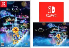 【新着商品】Switch ロゴデザイン 【特典】オリジナルステッカー、Nintendo マイクロファイバークロス -Switch 同梱 アンコール & ミュージックパレード 【早期購入特典】メモリーギフトセット ディズニー 同梱