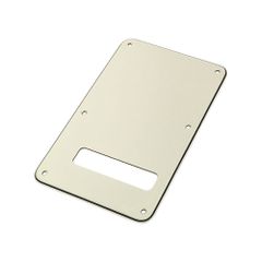 【YJB PARTS】 ストラト用バックプレート ラージホールSTDタイプ ミントアイボリー3P