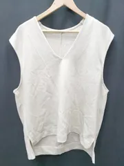 ◇ antiqua アンティカ ベスト サイズF ライトベージュ レディース P  【1407100020003】