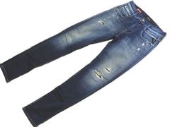 まだ美品 C48 REPLAY リプレイ ダメージ ジーンズ パンツ ◇ 28/32 アンバス M914.000.661 116 メンズ ジーパン ANBASS HYPERFLEX ▼7D