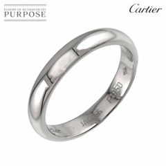 カルティエ Cartier 1895 クラシック #53 リング 幅3.5mm Pt プラチナ 指輪 Classic Ring 90243999