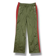 Needles NUBIAN EXCLUSIVE 24SS TRACK PANT トラックパンツ イージーパンツ ヌビアン別注 ニードルス ニードルズ NS1591 カーキ S 94159A8