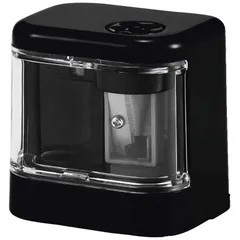【 新品 未開封 】 クツワ 電池鉛筆削りスピモ ブラック RS042BK 未使用 送料無料のサムネイル