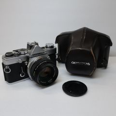 【ジャンク品】オリンパス フィルムカメラ OM-1 FZUIKO AUTOS 1:1.8 50mm付 一眼レフカメラ