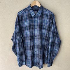 00s ST.JOHNS BAY オンブレ チェック シャツ 3XL パープル - メルカリ