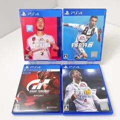 【PS4】ソフト4点まとめ売り　FIFA18〜20　GRAN TURISMO SPORT グランツーリスモ スポーツ