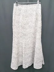 ◇ ⊂ INGNI イング 花柄 ロング マーメイド スカート サイズF ベージュ レディース P  【1409250017773】