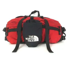 ザノースフェイス THE NORTH FACE ボディバッグ ウエストバッグ ロゴ 赤 レッド ☆AA★