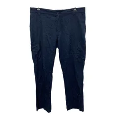 Dickies ワークパンツ W42 ネイビー ディッキーズ ジップアップ ワーク カーゴ レギュラーストレート 古着卸 アメリカ仕入 2507-95