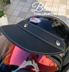 Blowout 本革 500-TX ショーティー ヘルメット レザーバイザー