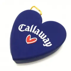 【新品】キャロウェイ シリコンポーチ ネイビー ハート 小物入れ ゴルフ Callaway