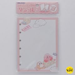 星のカービィ シール台紙 リフィル台紙 シールバインダー シール帳 6穴対応 【星のカービィ/PUPUPU RAINY? DAY】 306553