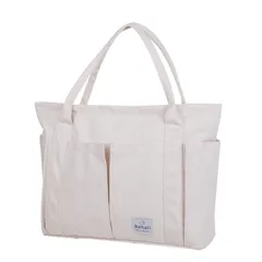 【数量限定】レディース 大容量 トートバッグ A4 A3 マザーズバッグ ファスナー付き キャンバス [Ｂａｈａｔｉ] 肩掛け