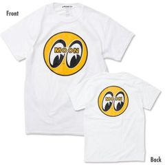 MOONEYES ムーンアイズ アイボールロゴ Tシャツ Lサイズ 白 タグ付 