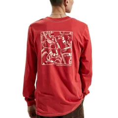 THE NORTH FACE ザ ノースフェイス CARABINER LONG SLEEVE TEE Tシャツ メンズ カラビナ Tシャツ グラフィック ノースフェイス ロンT 前プリント プリント 長袖Tシャツ USA USA企画 海外限定