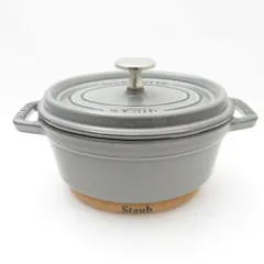 acomu　STAUB オーバル鍋 グレー　17㎝　業務用 ストウブ ピコ ココット オーバル 17cm [グレー] (鍋) 価格比較