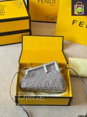 【今日WTO】Fendi First フェンディ ファースト スモール ハンドバッグ シルバー クリスタル-WTO輸入2-OPK16