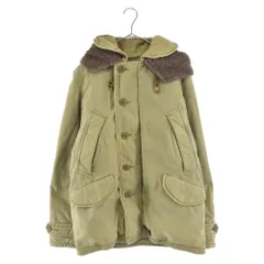 WTAPS (ダブルタップス) 12AW B-9 / JACKET. COTTON. SATIN 122GWDT-JKM08 裏地ボア ミリタリージップアップジャケット カーキのサムネイル