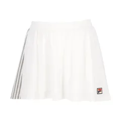 【新品】FILA（フィラ）スコート レディース ウィメンズ スコート テニスウェア アクティブウェア 吸水速乾 UVカット ストレッチ　ホワイト　EL0067-01Z