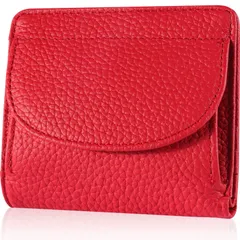 新品  本革 財布 財布 ミニウォレット 二つ折り財布 小さい財布 大容量 レデ