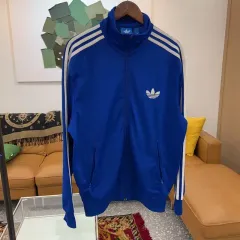 adidas(アディダス) ファイヤーバード 青 トラックトップス ジップアップ ジャージ 110 C04235