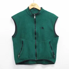 XS/古着 ノースフェイス フリース ベスト メンズ 緑他 グリーン spe 25oct24 中古 アウター