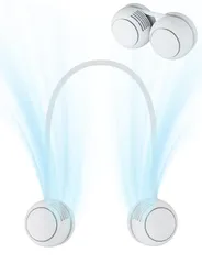 特別価格　U型 Type-C充電式 長時間連続稼働 両手解放 360°自由調節可 モバイル扇風機 ハンズフリーファン 節電 大風量 コンパクト 静音 羽根なし 超軽量 ポータブル扇風機 熱中症/高温対策/マスク蒸れ対策/花見/花火大会/防災グッズ/通勤通学/旅