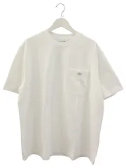 ラコステ LACOSTE アウトラインクロックポケットTシャツ 半袖 カットソー ホワイト 白 6 XL 綿 コットン トップスのサムネイル