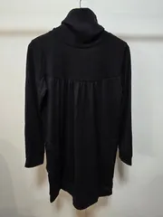 TMIND タートルネック ニットプル オーバー チュニック ブラック 黒 ヴィンテージ レディース 古着