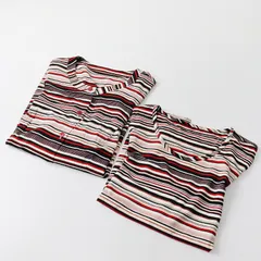 カルヴェン CARVEN アンサンブル カットソー カーディガン 48/レッド マルチ トップス 羽織り 前開き ジャケット 【2400013555371】のサムネイル