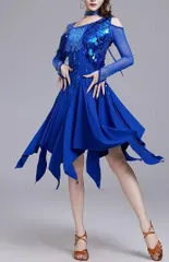 セール 社交ダンスドレス ラテンドレス 競技 デモ用 オーダーメイド