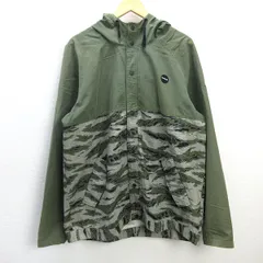 Q■ハーレー/Hurley カモフラ柄 マウンテンパーカジャケット【メンズXL】MENS/140【中古】