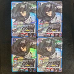 【即購入可能】ユニオンアリーナ  進撃の巨人 リヴァイ SR 4枚セット