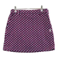 サイズ：M ADMIRAL アドミラル  インナー付 ストレッチスカート 千鳥柄 パープル系 [240101439707] ゴルフウェア レディース ストスト