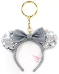 【中古】雑貨 ミニーマウス(シルバー) スパンコールカチューシャキーチェーン 「ディズニー」 東京ディズニーリゾート限定