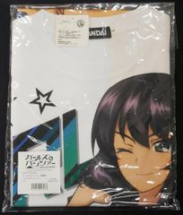 バンダイ ガールズ＆パンツァー劇場版 フルパネルTシャツ ホシノ ホワイト Lサイズ 白L